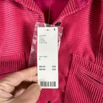 BDG NWT Urban Outfitters Rodney Corduroy Raw Hem Button Down Pink Size S Photo 9