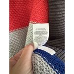 EXPRESS  Colorful Striped Loose Knit Open Front Longline Cardigan Sweater Size XS Photo 5