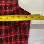 Kasper  Red brown tweed plaid sleeveless knee length dress 10 fall career lined Photo 10