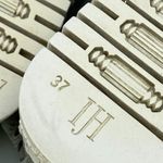 Ilse Jacobsen Hornbæk Tulip Shoe Womens US 7 Gray Laser Cut pattern Comfortable Photo 8