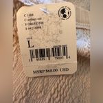 Free People Intimately  Body Suit Long Sleeve Cream Chain Link Stretch Knit NWT Photo 5