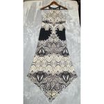 INC International Concepts Printed Maxi Dress Small Halter Boho Artsy Flowy Photo 8