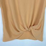NWT Six/Fifty Do The Twist Top Shirt Cap Sleeves Marigold Size Medium M NEW Photo 3