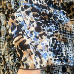 Rafael Leopard Print Midi Skirt Size M Black Size M Photo 4