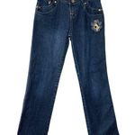 Baby Phat Women's Y2K Jeans Sz 14 Logo Embroidery Vintage Cropped Low Rise Photo 0