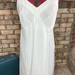 full slip dress white 1960s sears Size M Photo 0