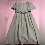 Flower Fairy Green Midi Dress with Vest Floral Details Size 10 Photo 4