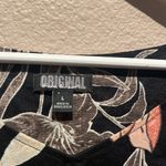 Nicole Miller Women’s Linen Blend Hawaiian Floral Shift Dress Size Large Photo 4