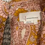 Anthropologie By  Floral Pink and Yellow Boho Mini Dress Photo 12