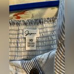 Japna  XS Railroad Pinstriped Denim Dress Photo 5