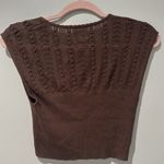 Free People  Intimately Crocheted Woman's Top Sexy Romantic Boho Knitted Summer Photo 5