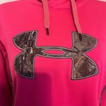 Under Armour  Bright Pink Hoodie with Camo Accents Photo 1
