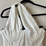 House Of CB  Clementine White Cutout Ruched Bodycon Mini Dress Size Small Photo 7