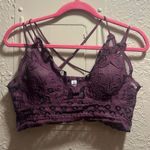 Zenana Outfitters  Purple Lace Bralette Woman’s Size XL Photo 0