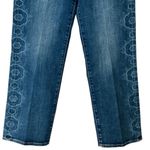 Chico's  High Rise Laser Print Straight leg Jeans 12R Photo 5