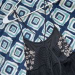 American Eagle  Criss Cross Embroidered Flowy Tank Photo 3