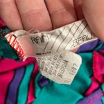 Vintage 80s 90s RARE Rain Beau Striped One Piece Bodysuit Leotard Sz Medium Purple Photo 9