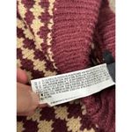 Forever 21  Knit Shorts Houndstooth High Waist Maroon Beige Size Medium Photo 4