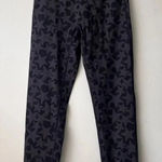 Aerie  High Waisted Leggings Pull On Star Print Yoga‎ Activewear Black Women's M Photo 0