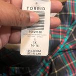 Torrid NWT  1X Plaid Leggings Liquid Shadow Grid Stretch Pants Holiday Cozy Photo 6