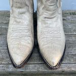 Nocona Boots Cowgirl Beige Cream Marbled Point Toe Western Style 76133 Size 6C Photo 2