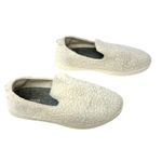 Allbirds  Size‎ 9 Slip Ons White Sherpa Wool Fuzzy Warm Rubber Sole Flats Photo 2