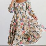 Baltic Born NWT  Marta Floral Smocked Midi Dress 1X Photo 3