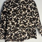 Talbots Black and Brown Blazer Lightweight Silk Wool Blend Photo 6