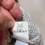 Madewell ‎ Cable Knit Turtleneck Wool Blend Sweater Brown Stripe Cable Knit XS Photo 5