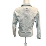 Billabong  Women's Coastlines Denim Jacket  Size Large Crop‎ Raw Hem Photo 1