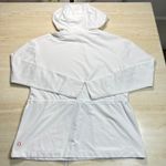 Kinona Sports White Hoodie Drawstring Pullover Athletic Italian Fabric XS Photo 3