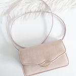 Vintage Judith Leiber Lizard Embossed Light Pink Small Crossbody Bag Photo 0