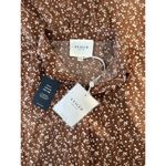 NWT Veiled Womens Dress Brown Maxi Floral Ditsy Button Down Shirtdress Boho XS Photo 4