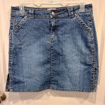 Carolina Blues Vintage Blue Denim Jean Skirt women’s size 14‎ Photo 0