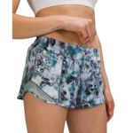 Lululemon  Hotty Hot Low Rise Short 2.5" Kaleidofloral Multi / Blue Cast W7ATHR Photo 7