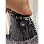 EXPRESS Women's Semi Sheer Metallic Shimmer Holiday Racerback Tank Top S Photo 4