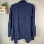 Skies Are Blue  navy Waterfall Cardigan Sweater Medium Photo 3
