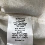 One A Blouse White Chiffon Keyhole Sweater Long Size L Photo 5