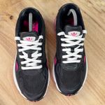 Adidas Originals Falcon Running Shoes Corduroy Leather Black Pink 8 Photo 3