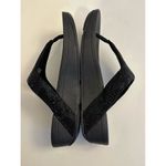 FitFlop Lottie Shimmer Crystal Thong Sandals Black Size EU 38/ US 7 T82-001 Photo 4