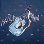Vintage 90s Morning Sun Guitar Horse Sweatshirt Size L Photo 2