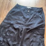 Gianni Bini Black Wide Leg Cargo Pants Photo 2