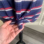 Francesca's NWT Francesca’s Jun & Ivy Monica Striped Waffle Knot Top Photo 4