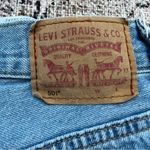 Levi's 501 Distressed Jean Shorts Cut Off Denim Daisy Dukes Size 32 High Rise Photo 5