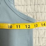 Vuori  Steel Blue Ribbed Tank Size Est. Small Photo 6