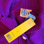 Tory Burch Pretty Violet Audra Cashmere sweater Photo 2