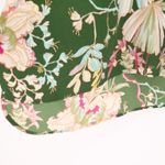 Kaari Blue Anthropologie Floral Tunic Top Green Boho Business Casual Size M Photo 8