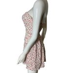 Olivaceous mini dress ditsy floral sleeveless strapless shirred top S Photo 1