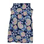 Talbots Women's Sheath Dress Size 16 Florla Paisley Boho Lined Zip Up Photo 2