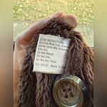 Neiman Marcus Vintage  faux suede fur button down plush maxi coat, size medium Photo 14